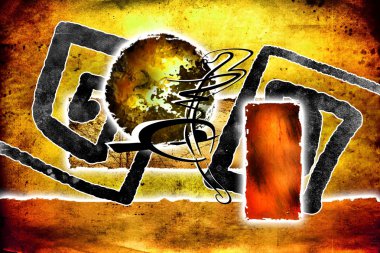 Soyut Yağlıboya Resim