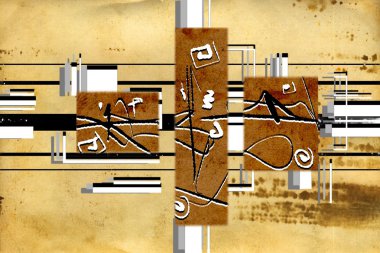 Soyut Yağlıboya Resim