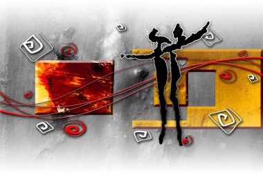 Soyut Yağlıboya Resim