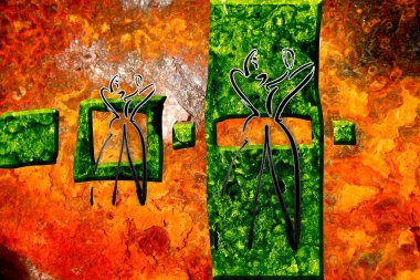 Soyut Yağlıboya Resim