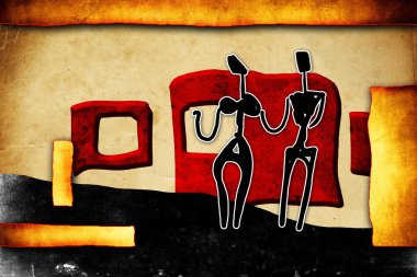 Soyut Yağlıboya Resim