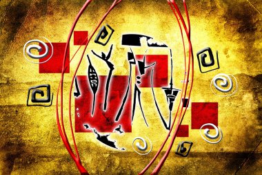 Soyut Yağlıboya Resim