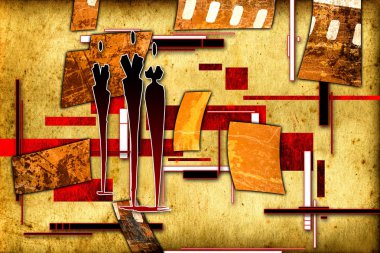 Soyut Yağlıboya Resim