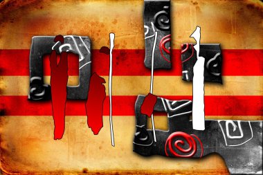 Soyut Yağlıboya Resim