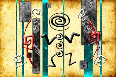 Soyut Yağlıboya Resim