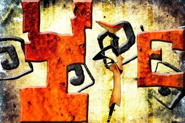 Soyut Yağlıboya Resim