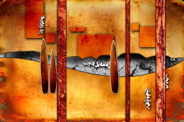 Soyut Yağlıboya Resim