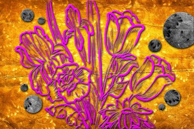 Soyut Yağlıboya Resim