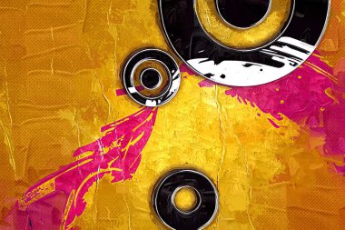 Soyut Yağlıboya Resim