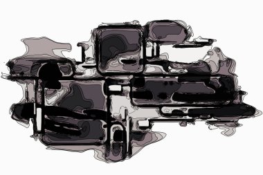 Soyut Yağlıboya Resim