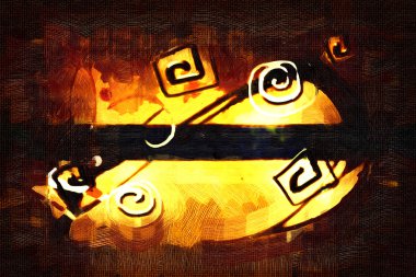 Soyut Yağlıboya Resim