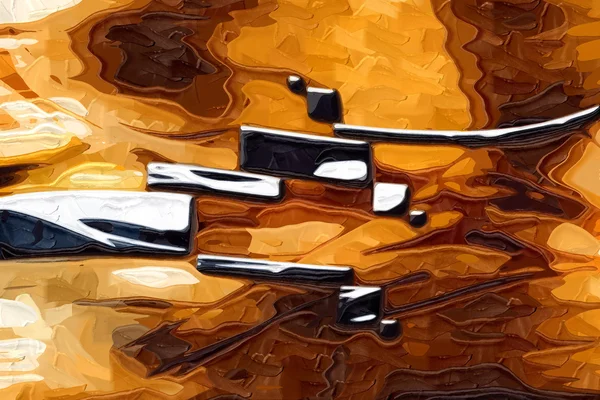 Abstrakt oljemålning illustration — Stockfoto