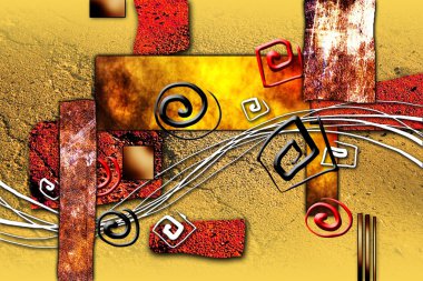 Soyut Yağlıboya Resim