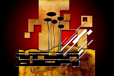 Soyut Yağlıboya Resim