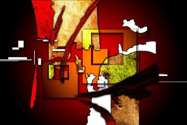 Soyut Yağlıboya Resim