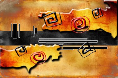 Soyut Yağlıboya Resim