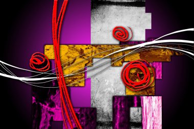 Soyut Yağlıboya Resim