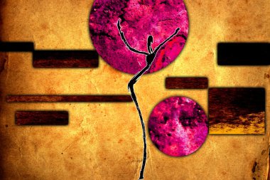 Soyut Yağlıboya Resim