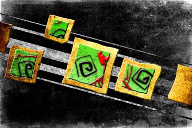 Soyut Yağlıboya Resim