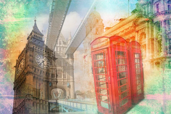 London art design illustration — Stock Photo, Image