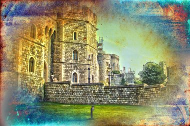 Londra Kalesi vintage tasarlamak