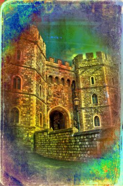 Londra Kalesi vintage tasarlamak