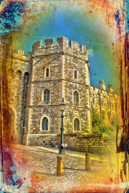 Londra Kalesi vintage tasarlamak