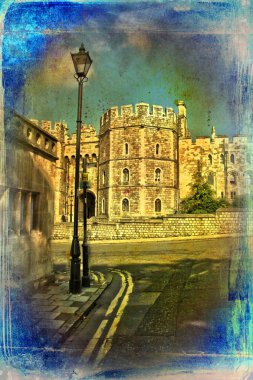 Londra Kalesi vintage tasarlamak