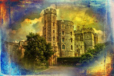 Londra Kalesi vintage tasarlamak