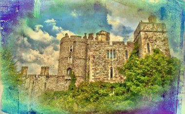 Londra Kalesi vintage tasarlamak