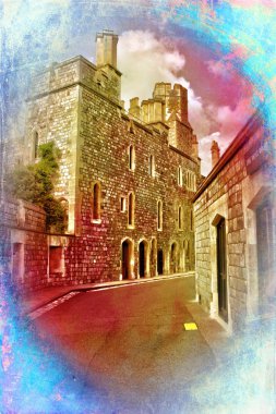 Londra Kalesi vintage tasarlamak