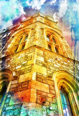 Londra Kalesi vintage tasarlamak