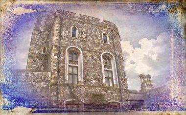 Londra Kalesi vintage tasarlamak