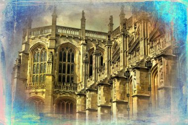 Londra Kalesi vintage tasarlamak