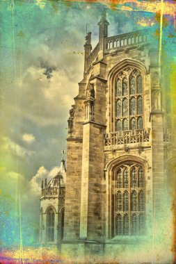 Londra Kalesi vintage tasarlamak