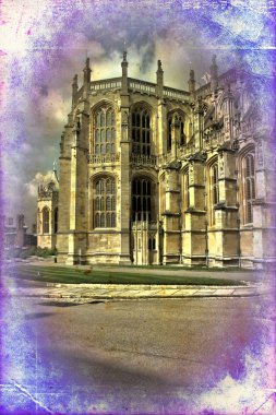 Londra Kalesi vintage tasarlamak