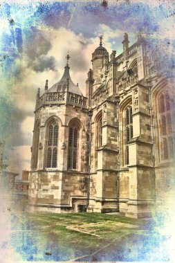 Londra Kalesi vintage tasarlamak