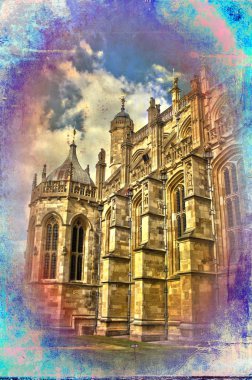 Londra Kalesi vintage tasarlamak