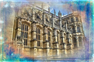 Londra Kalesi vintage tasarlamak