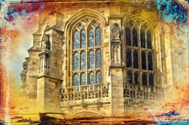 Londra Kalesi vintage tasarlamak