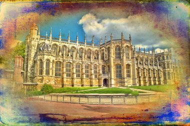 Londra Kalesi vintage tasarlamak