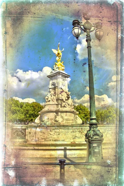 Château de Londres illustration de design vintage — Photo