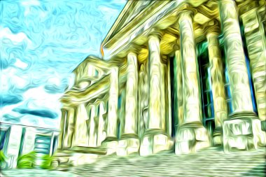 Berlin petrol sanat illüstrasyon