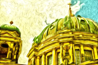 Berlin petrol sanat illüstrasyon