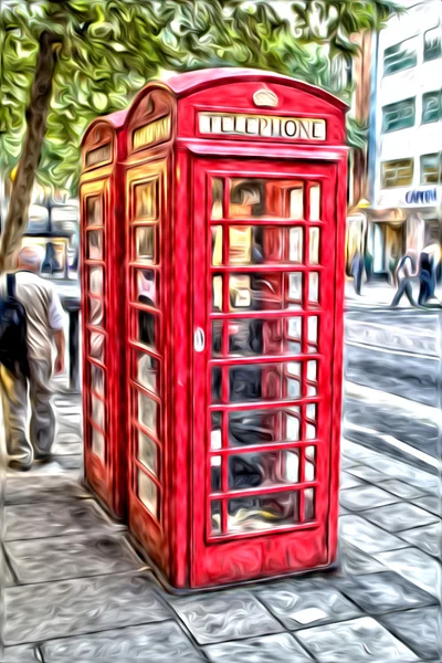 Ilustração da arte do petróleo de Londres — Fotografia de Stock