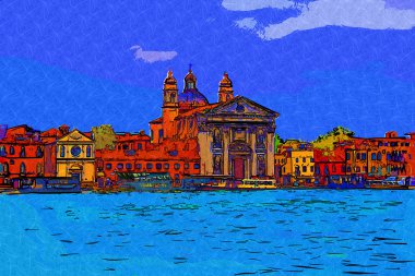 Venedik sanat illüstrasyon