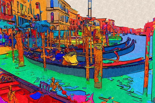 Venise illustration d'art — Photo