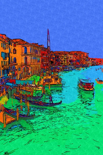 Venise illustration d'art — Photo