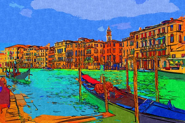 Venise illustration d'art — Photo