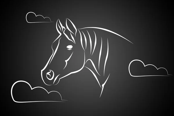 Horse illustration icon art design